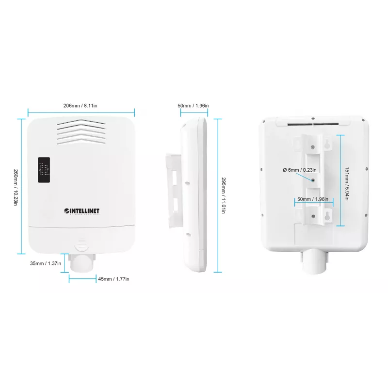Network Switch Intellinet 509220 Gigabit Ethernet 5 Ports PoE