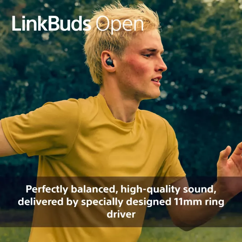 Wireless in-ear headset Sony LinkBuds Open WFL910W — Bluetooth, 20–20000 Hz, 10 m range, white