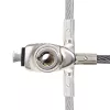 StarTech.com Slim Lock Noble Wedge® Slot Compatible, 5ft (1.5m) Locking Cable, Desk Anti-Theft Security For Laptop/Notebook, Cut-Resistant Steel Cable, Keyed Lock