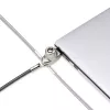 StarTech.com Slim Lock Noble Wedge® Slot Compatible, 5ft (1.5m) Locking Cable, Desk Anti-Theft Security For Laptop/Notebook, Cut-Resistant Steel Cable, Keyed Lock