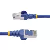 StarTech.com 50cm Blue CAT8 Ethernet Cable, Snagless RJ45, 25G/40G, 2000MHz, 100W PoE++, S/FTP, 26AWG Pure Bare Copper Wire, LSZH, Shielded Network Patch Cord w/Strain Reliefs, Individually Tested