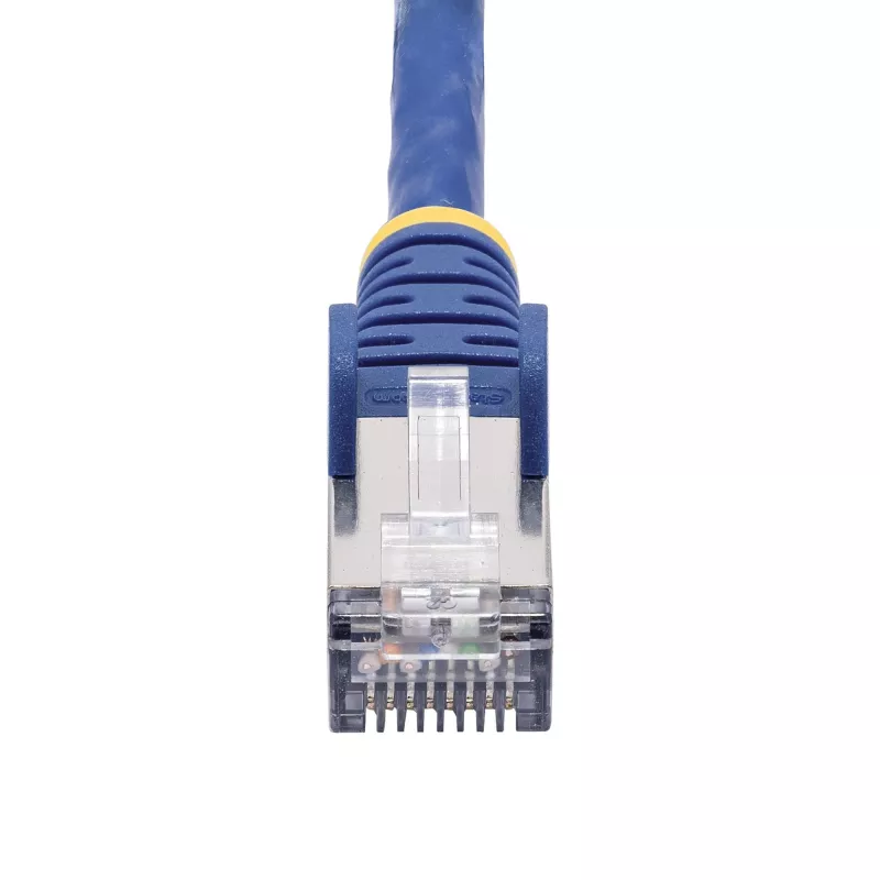 StarTech.com 1m Blue CAT8 Ethernet Cable, Snagless RJ45, 25G/40G, 2000MHz, 100W PoE++, S/FTP, 26AWG Pure Bare Copper Wire, LSZH, Shielded Network Patch Cord w/Strain Reliefs, Individually Tested