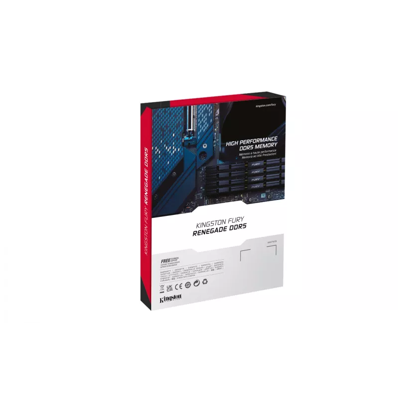 Kingston Technology FURY 24GB 8400MT/s DDR5 CL40 CUDIMM Renegade Silver XMP