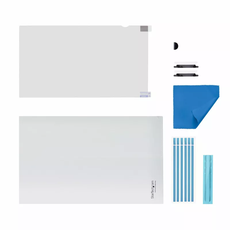StarTech.com 12.5-inch 16:9 Flip-Up Privacy Screen with Touch, Anti-Glare Blue Light Filter, Laptop Monitor Screen Protector, +/- 30 Deg. View Angle