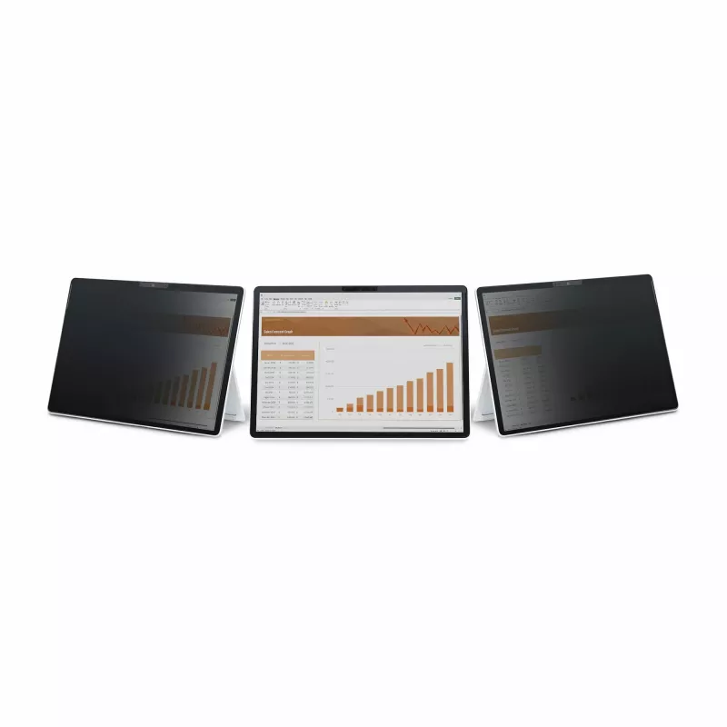 StarTech.com 4-Way 12.3in Surface Pro 4/5/6/7/7+ Privacy Screen Filter, Portrait/Landscape, Touch-Enabled, +/- 30 Deg. View, Blue Light Reduction, Matte Finish