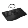 HP 485 Comfort Wired Keyboard Full-size USB Membrane with Wrist Rest