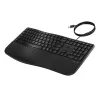 HP 485 Comfort Wired Keyboard Full-size USB Membrane with Wrist Rest