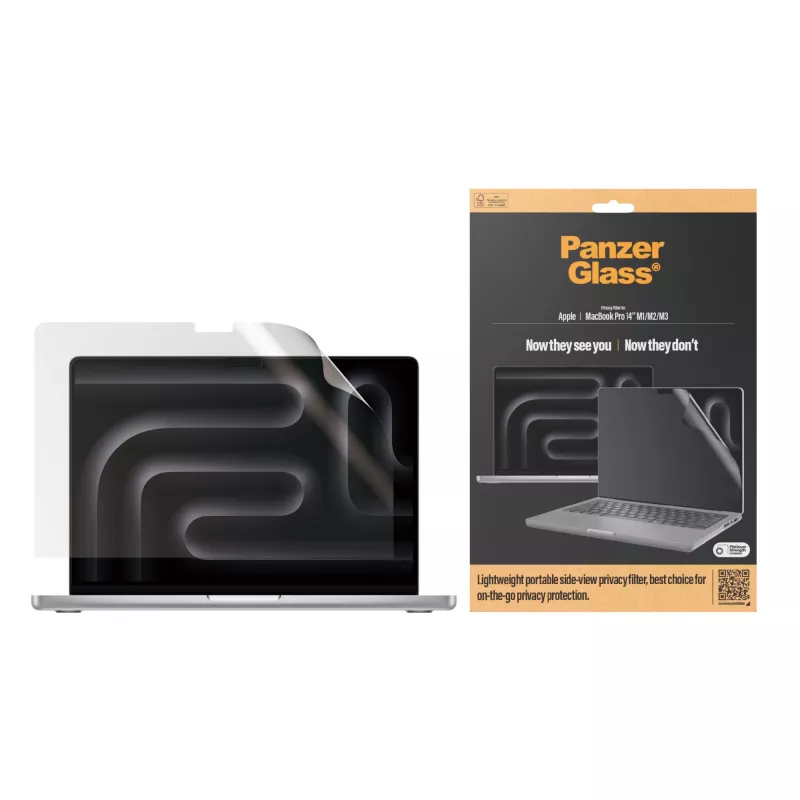 Screen Protector PanzerGlass Dual Privacy MacBook Pro 14 inch M1 M2 M3 M4