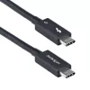 StarTech.com 1.5ft (50cm) Thunderbolt 5 Cable, 80Gbps/Up to 120Gbps, 240W PD, 8K 60Hz, Certified Thunderbolt Cable - Compatible w/Thunderbolt 4/USB4/USB-C