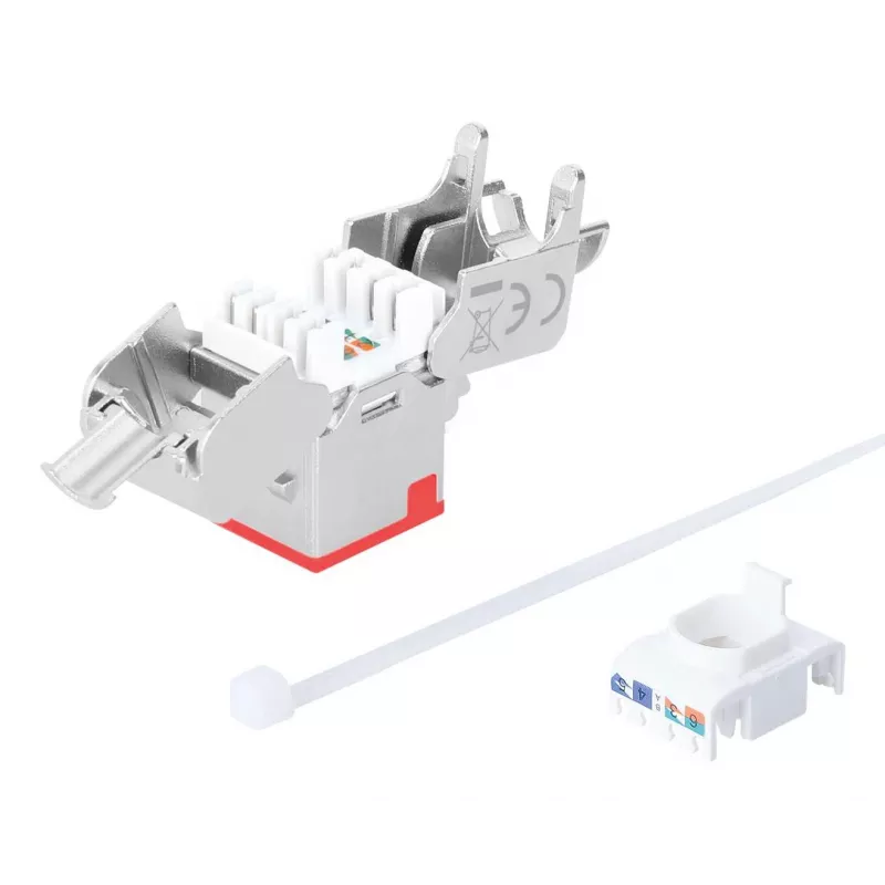 Network Cable Intellinet 791311 Keystone Module Flat Red RJ-45