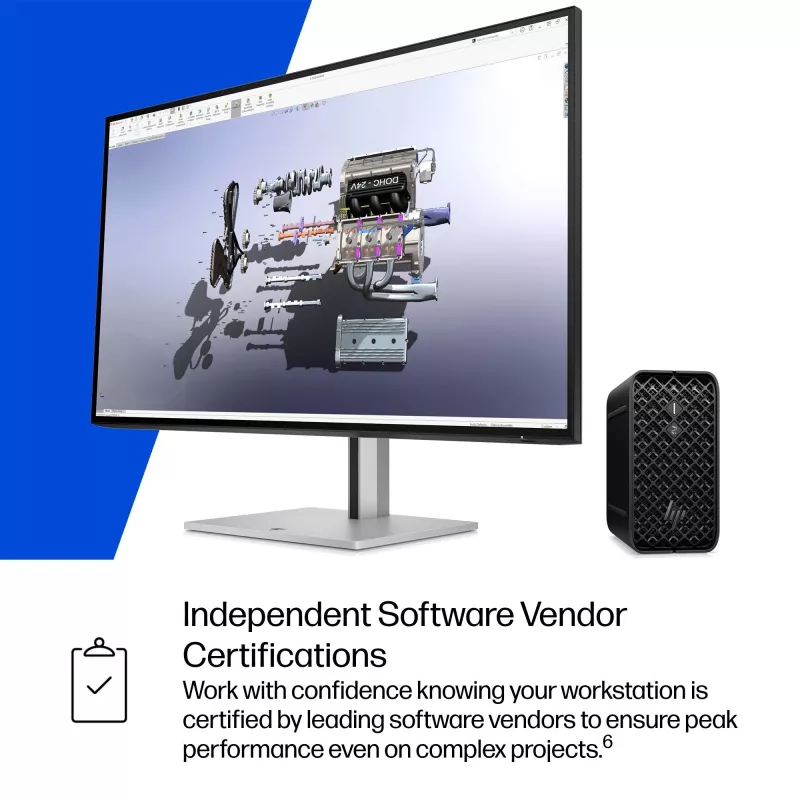 Workstation HP Z2 Mini G1a Intel Processor 16GB RAM 2TB SSD Windows 11 Pro