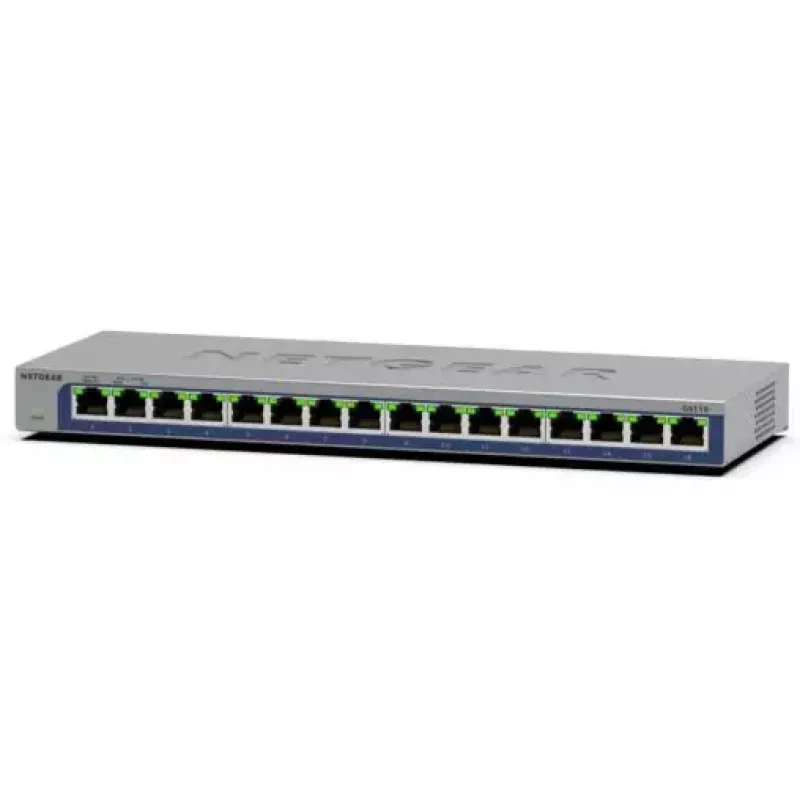 NETGEAR GS116 Unmanaged L2 Gigabit Ethernet (10/100/1000) Black
