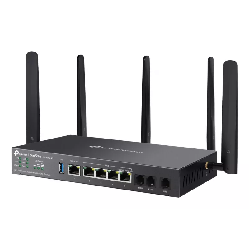 TP-Link Omada DR3650V-4G wireless router Gigabit Ethernet Dual-band (2.4 GHz / 5 GHz) Black