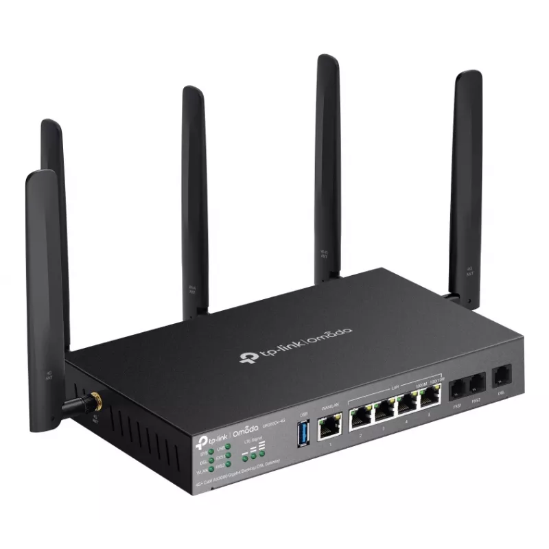 TP-Link Omada DR3650V-4G wireless router Gigabit Ethernet Dual-band (2.4 GHz / 5 GHz) Black