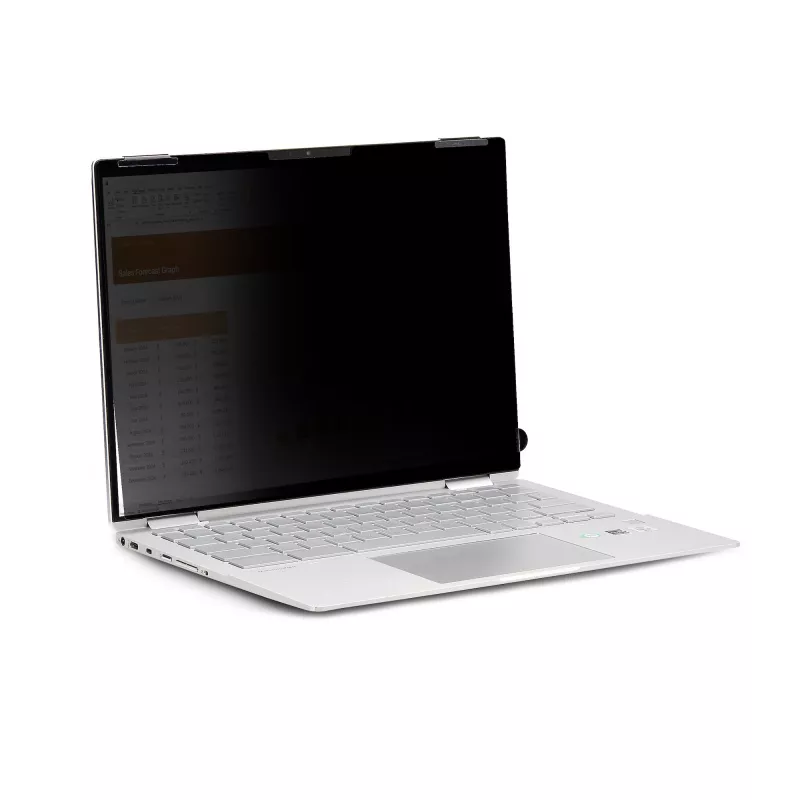 StarTech.com 14-inch 16:9 Flip-Over Privacy Screen with Touch, Anti-Glare Privacy Filter, Laptop Monitor Screen Protector with 51% Blue Light Reduction