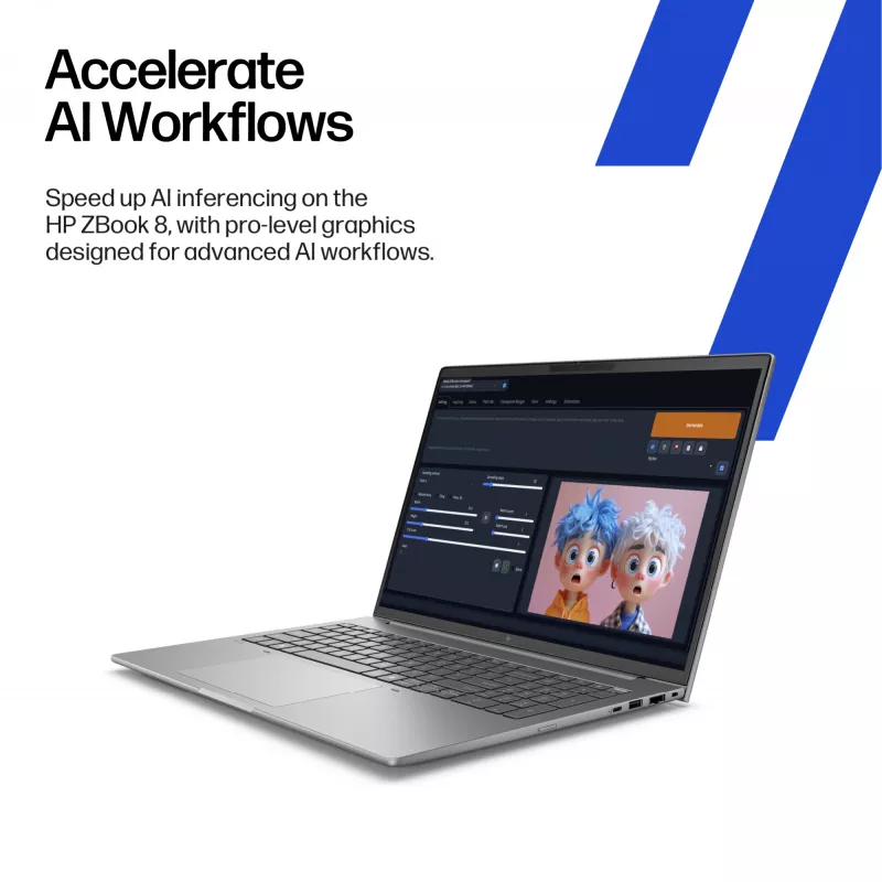 Mobile workstation HP ZBook 8 G1i 14 inch Intel Core i7 16GB 512GB NVIDIA Windows 11 Pro