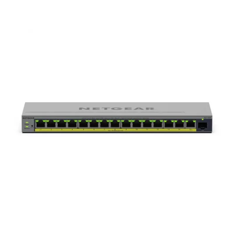 NETGEAR GS116EP Managed L2/L3 Gigabit Ethernet (10/100/1000) Power over Ethernet (PoE) Grey