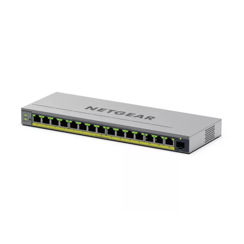 NETGEAR GS116EP Managed L2/L3 Gigabit Ethernet (10/100/1000) Power over Ethernet (PoE) Grey