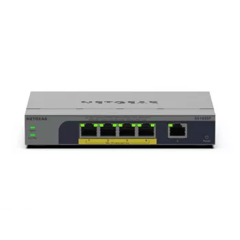 NETGEAR GS105EP Unmanaged Gigabit Ethernet (10/100/1000) Power over Ethernet (PoE) Grey