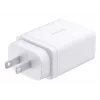 AC Indoor Charger D-Link DCP-651 — 65 W GaN, 2x USB‑C, Universal compatibility, 90–264 V, White
