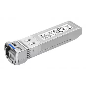 SFP+ fiber optic transceiver TP-Link Omada SM5110LSA-10, 10.312 Gbit/s, single-mode LC (UPC), 10 km, 3.3V