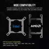 Corsair iCUE LINK H100i LCD RGB AIO Liquid CPU Cooler, 240 mm