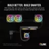 Corsair iCUE LINK H100i LCD RGB AIO Liquid CPU Cooler, 240 mm