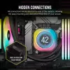 Corsair iCUE LINK H100i LCD RGB AIO Liquid CPU Cooler, 240 mm