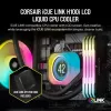 Corsair iCUE LINK H100i LCD RGB AIO Liquid CPU Cooler, 240 mm