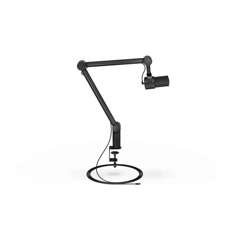 PC microphone ENDORFY Solum Studio — USB wired, 24-bit/96 kHz, 20–20000 Hz, adjustable table mount, touch controls, headphone out, black