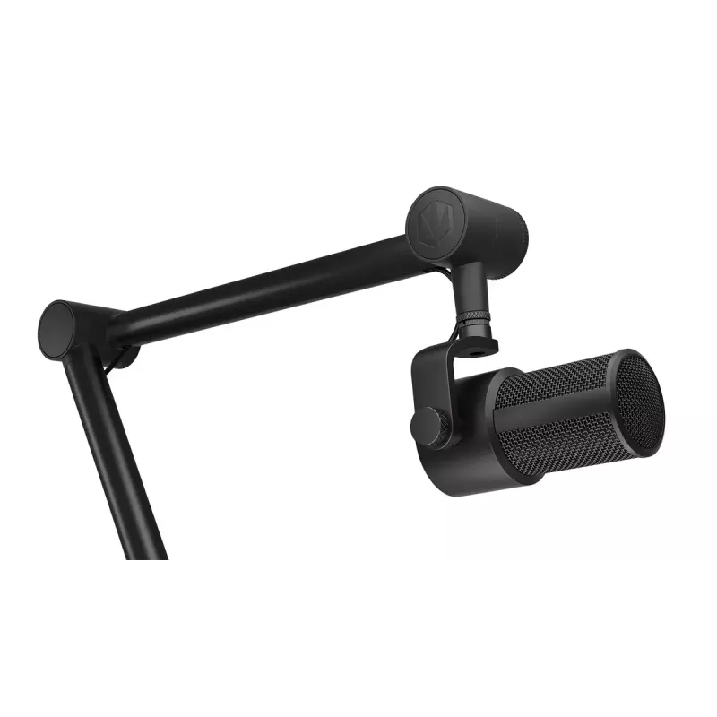 PC microphone ENDORFY Solum Studio — USB wired, 24-bit/96 kHz, 20–20000 Hz, adjustable table mount, touch controls, headphone out, black