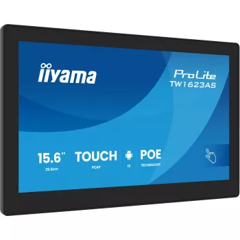 iiyama TW1623AS-B3P computer monitor 39.6 cm (15.6 inch) 1920 x 1080 pixels Full HD LED Touchscreen Black
