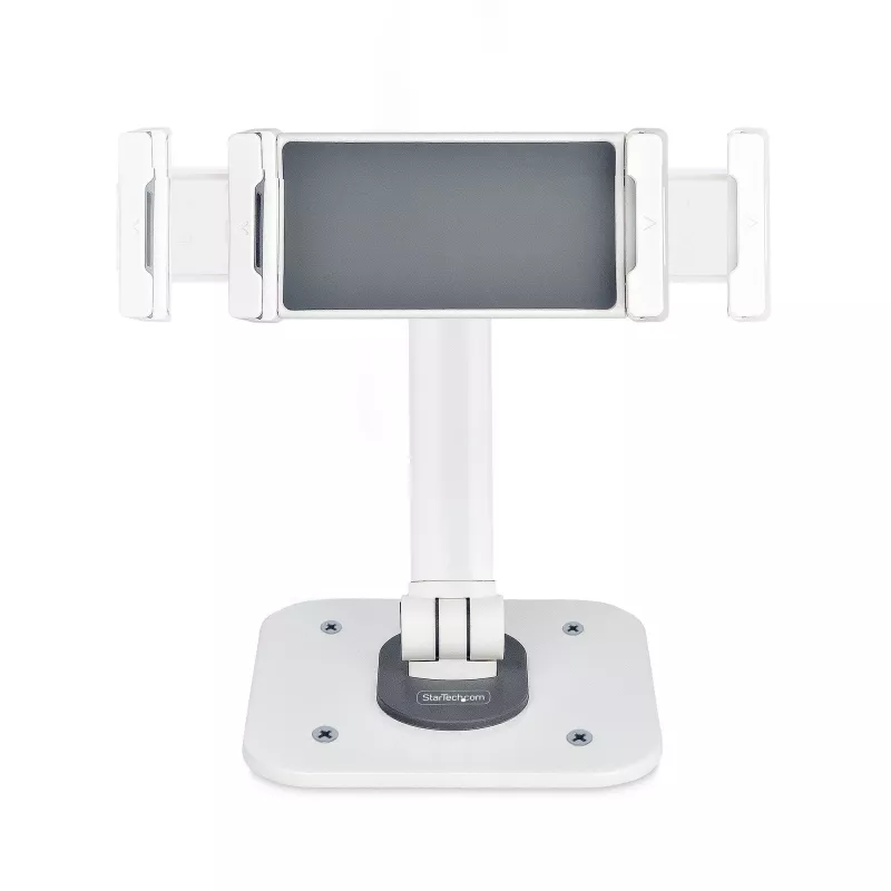 StarTech.com Adjustable Tablet Stand for Desk - Wall Mountable - Capacity 2.2lb (1kg) - Ergonomic Articulating Universal Tablet Stand - Tablet Holder for Desk Pivot/Swivel/Rotate