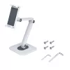 StarTech.com Adjustable Tablet Stand for Desk - Wall Mountable - Capacity 2.2lb (1kg) - Ergonomic Articulating Universal Tablet Stand - Tablet Holder for Desk Pivot/Swivel/Rotate