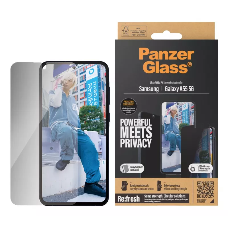 PanzerGlass P7358 mobile phone screen/back protector Privacy screen protector Samsung 1 pc(s)