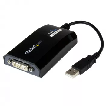 StarTech.com USB to DVI Adapter - 1920x1200, 2.0, USB Type-A, DVI output, 1920 x 1200 pixels