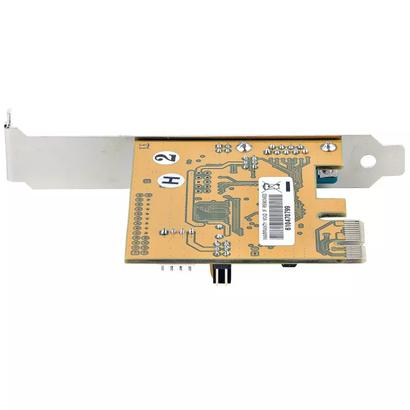 StarTech.com PCI Express Serial Card, PCIe to RS232 (DB9) Serial Interface Card, PC Serial Card w/ 16C1050 UART, Standard or Low Profile Brackets, COM Retention, Windows & Linux