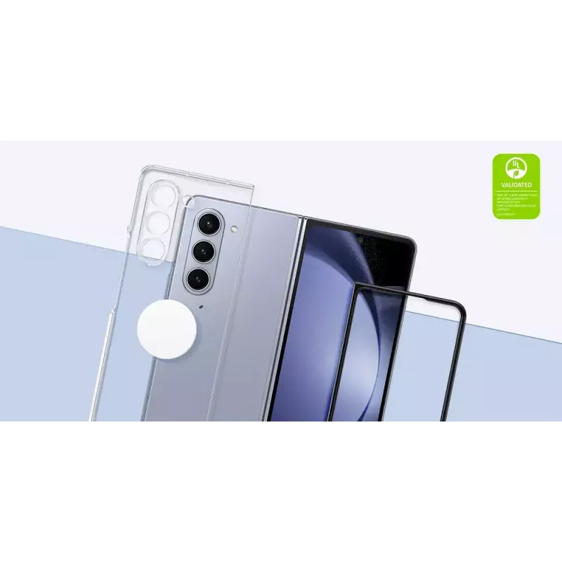 Samsung EF-XF946CTEGWW mobile phone case 19.3 cm (7.6 inch) Cover Transparent