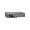 LevelOne 10-Port Fast Ethernet PoE Switch, 1 x Gigabit RJ45, 1 x Gigabit SFP, 8 PoE Outputs, 120W