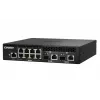 QNAP QSW-M2108R-2C managed L2 switch, 8 x 2.5GbE + 2 x 10GbE SFP+/RJ-45 combo, half-width, rack mountable