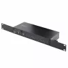 StarTech.com 16-Port Industrial USB 5Gbps Hub with Power Adapter, Metal Enclosure, Mountable, ESD Protection, Terminal Block Power, USB Charging, Dual-Host Switch - TAA