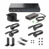 StarTech.com 16-Port Industrial USB 5Gbps Hub with Power Adapter, Metal Enclosure, Mountable, ESD Protection, Terminal Block Power, USB Charging, Dual-Host Switch - TAA