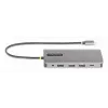 StarTech.com USB-C Triple-Monitor Multiport Adapter, Dual 4K 60Hz + 4K 30Hz HDMI & DisplayPort, 4-Port USB Hub, 100W PD Pass-Through, GbE, SD/MicroSD Card Readers