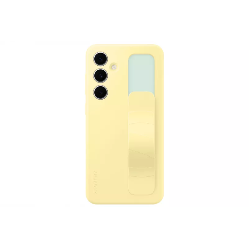 Cover Samsung Galaxy S24 FE Monochromatic Yellow with Desktop Stand