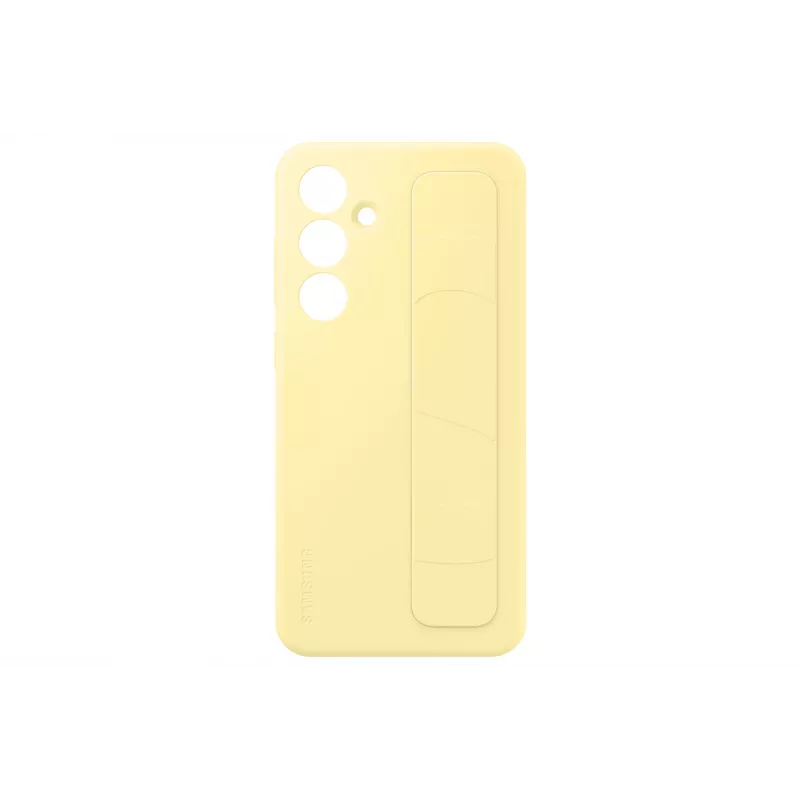Cover Samsung Galaxy S24 FE Monochromatic Yellow with Desktop Stand