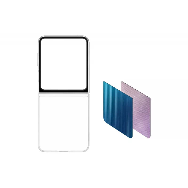 Samsung EF-ZF731CTEGWW mobile phone case 17 cm (6.7 inch) Flip case Transparent