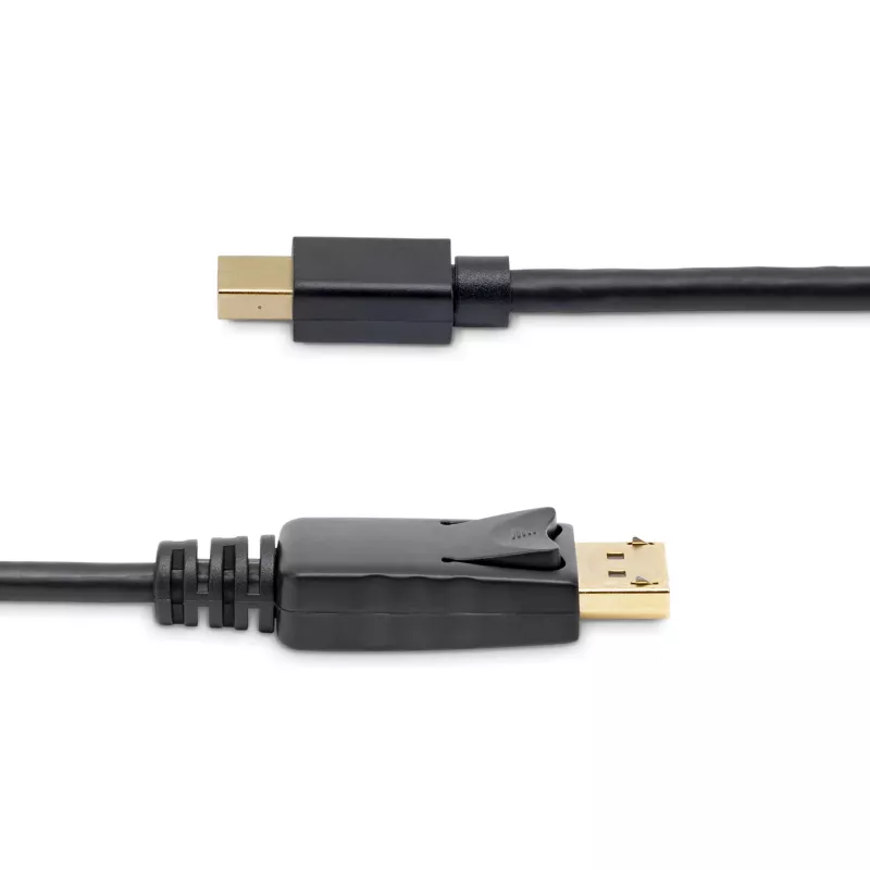 StarTech.com 6ft (2m) Mini DisplayPort to DisplayPort 1.2 Cable - 4K x 2K UHD Mini DisplayPort to DisplayPort Adapter Cable - Mini DP to DP Cable for Monitor - mDP to DP Converter Cord