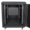 StarTech.com RK1236BKF 12U 19 inch Server Rack Cabinet with Lockable Mesh Doors, Casters, 800 kg Load Capacity, Black