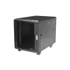 StarTech.com RK1236BKF 12U 19 inch Server Rack Cabinet with Lockable Mesh Doors, Casters, 800 kg Load Capacity, Black