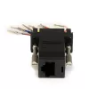 StarTech.com DB9 to RJ45 Modular Adapter - M/F, DB-9, RJ-45, Black